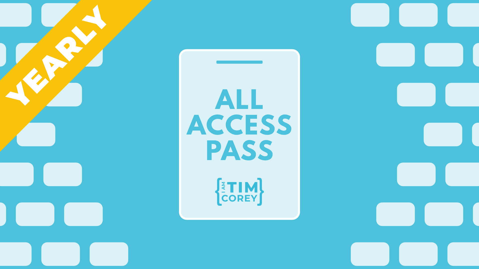 All Access Pass Yearly Subscription Overview Card